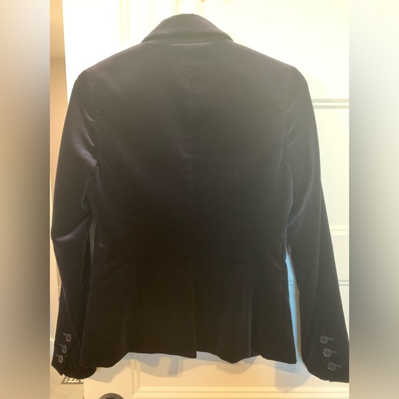 Theory dark purple velvet blazer - Picture 2 of 7